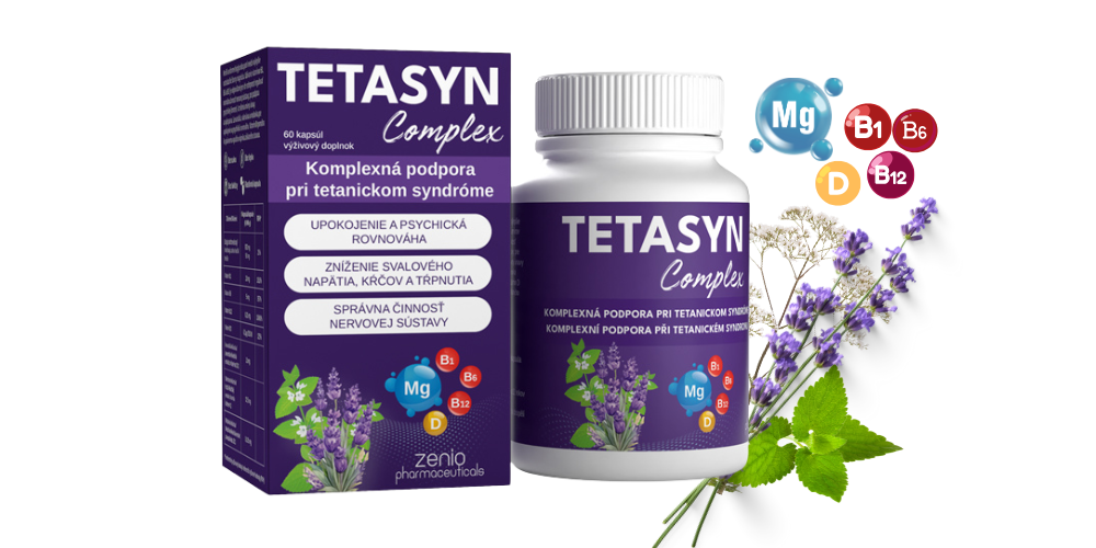 Tetasyn Complex tetania B vitaminy extrakty